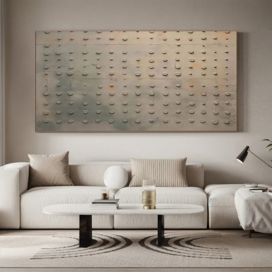 Abstract Textured Painting, Subtle Industrial Detail #BGA 150 hand-painted oil painting