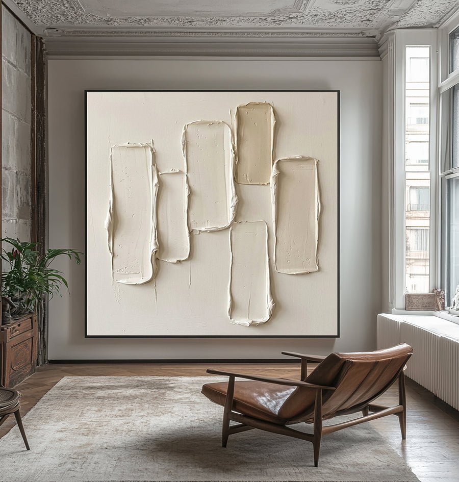 Architectural Rhythm Textured Wall Art #AVG 086 hand-painted oil painting