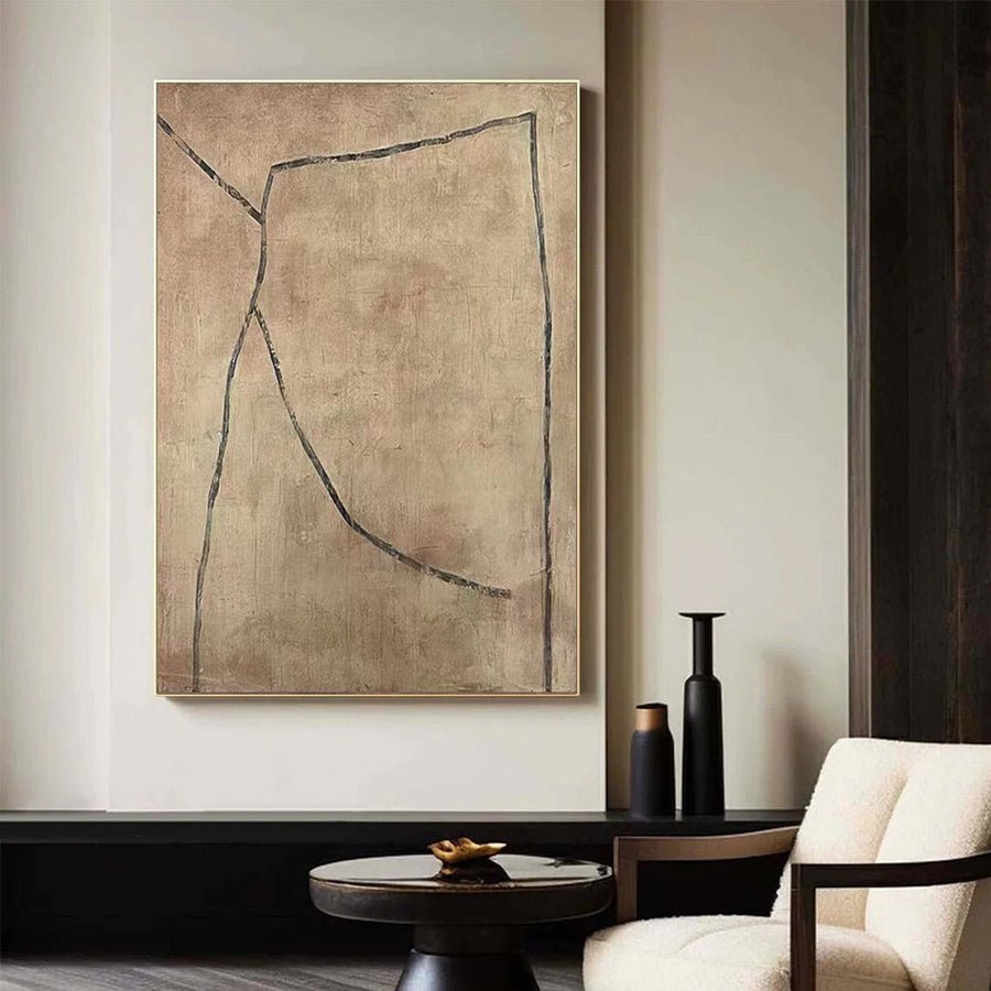 Modern Abstract Large Tonal Art #LLA 018 hand-painted oil painting