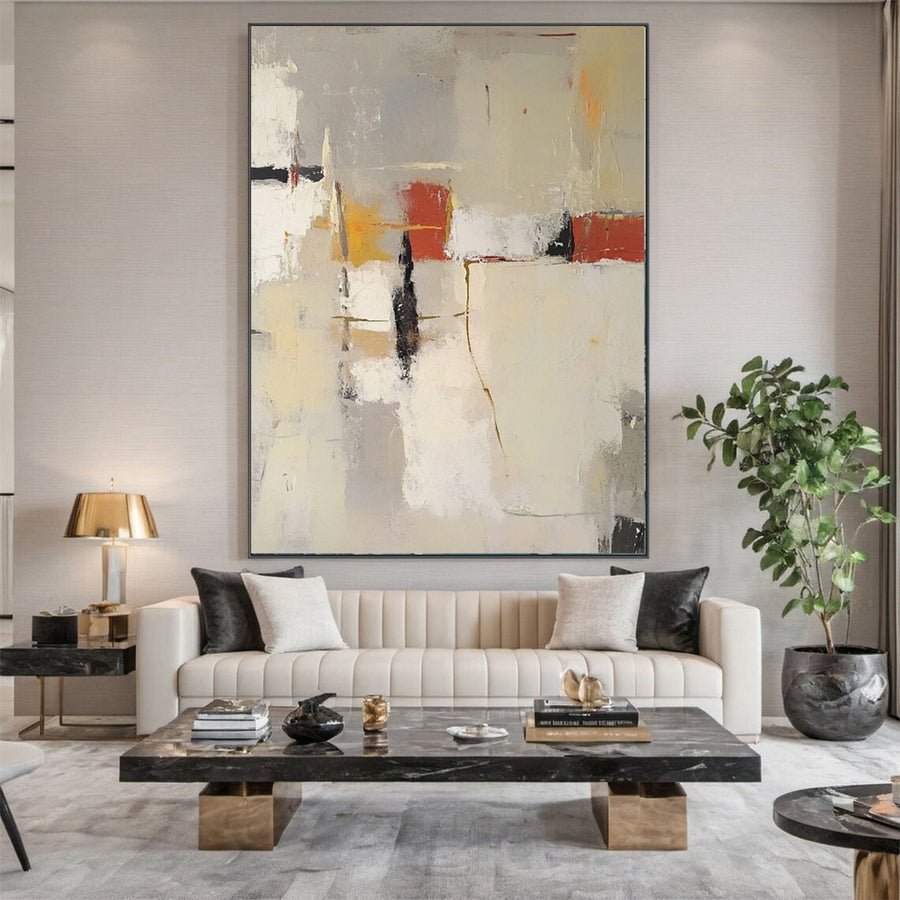 Chic Abstract Modern Artwork for Contemporary Homes #BBA 027 hand-painted oil painting
