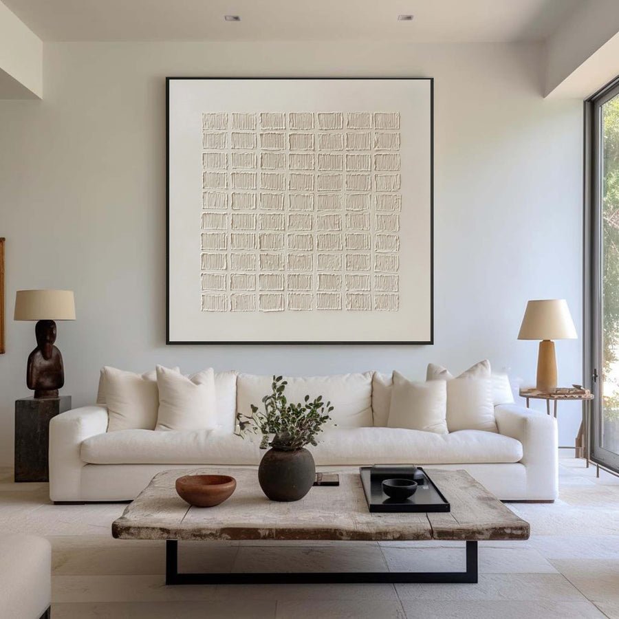 Geometric Abstract Art Modern Color Block Painting #WG 056 hand-painted oil painting