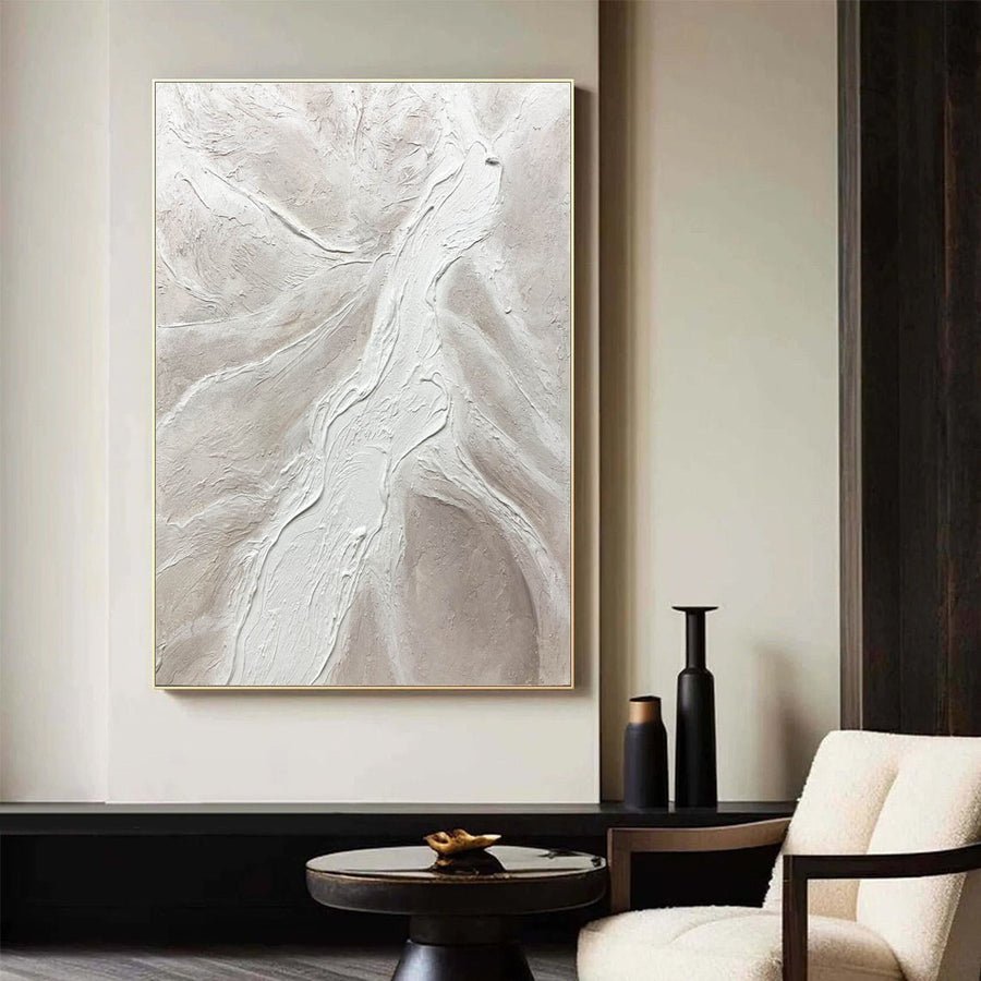 Grey Minimalist Painting #CXA 013 hand-painted oil painting