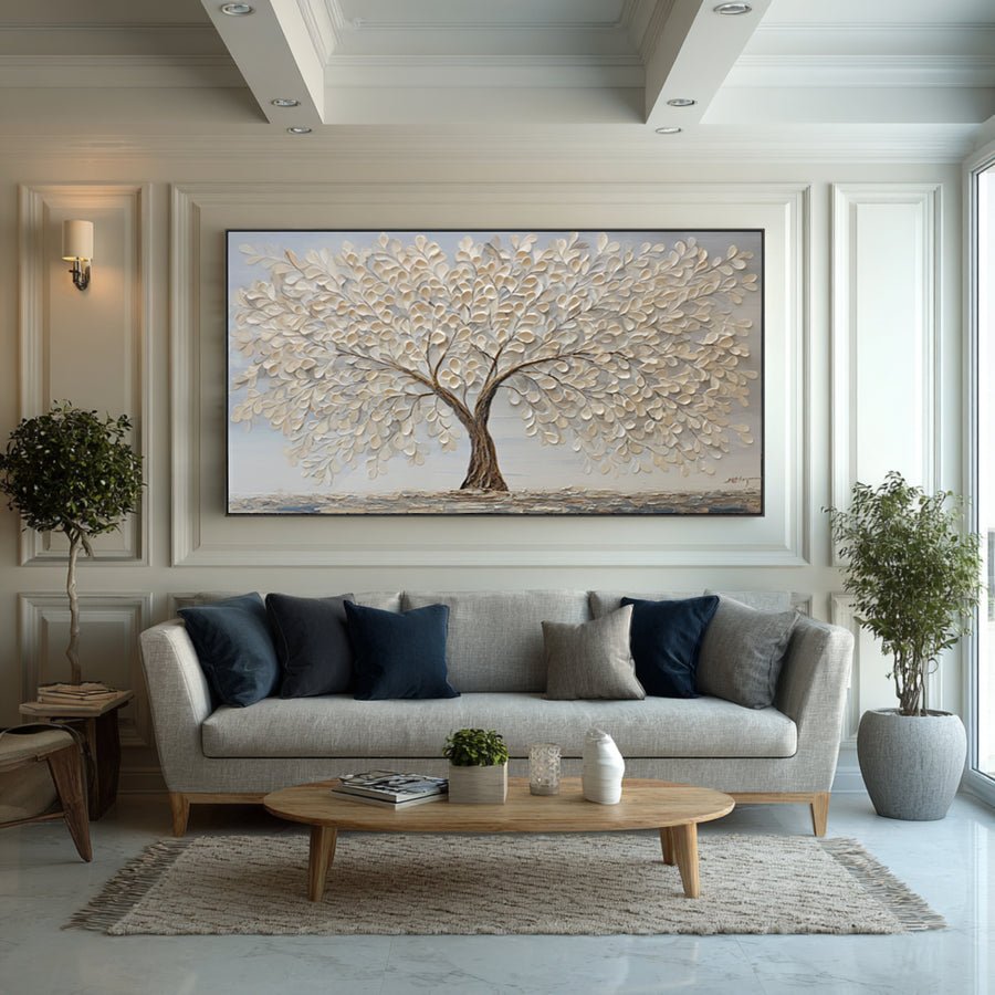 Hand-Painted 3D Tree Art | Luxury Home Decor #WG 065 hand-painted oil painting