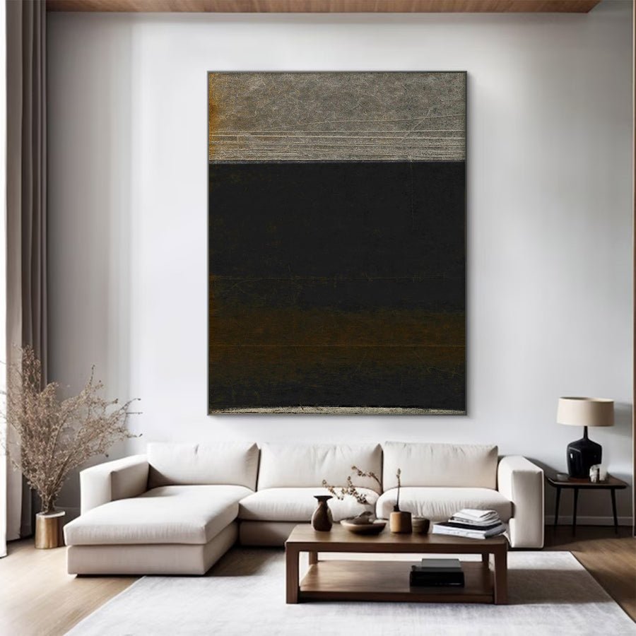 Large Abstract Distressed Wall Art | artvistagallery  #WG 108 hand-painted oil painting