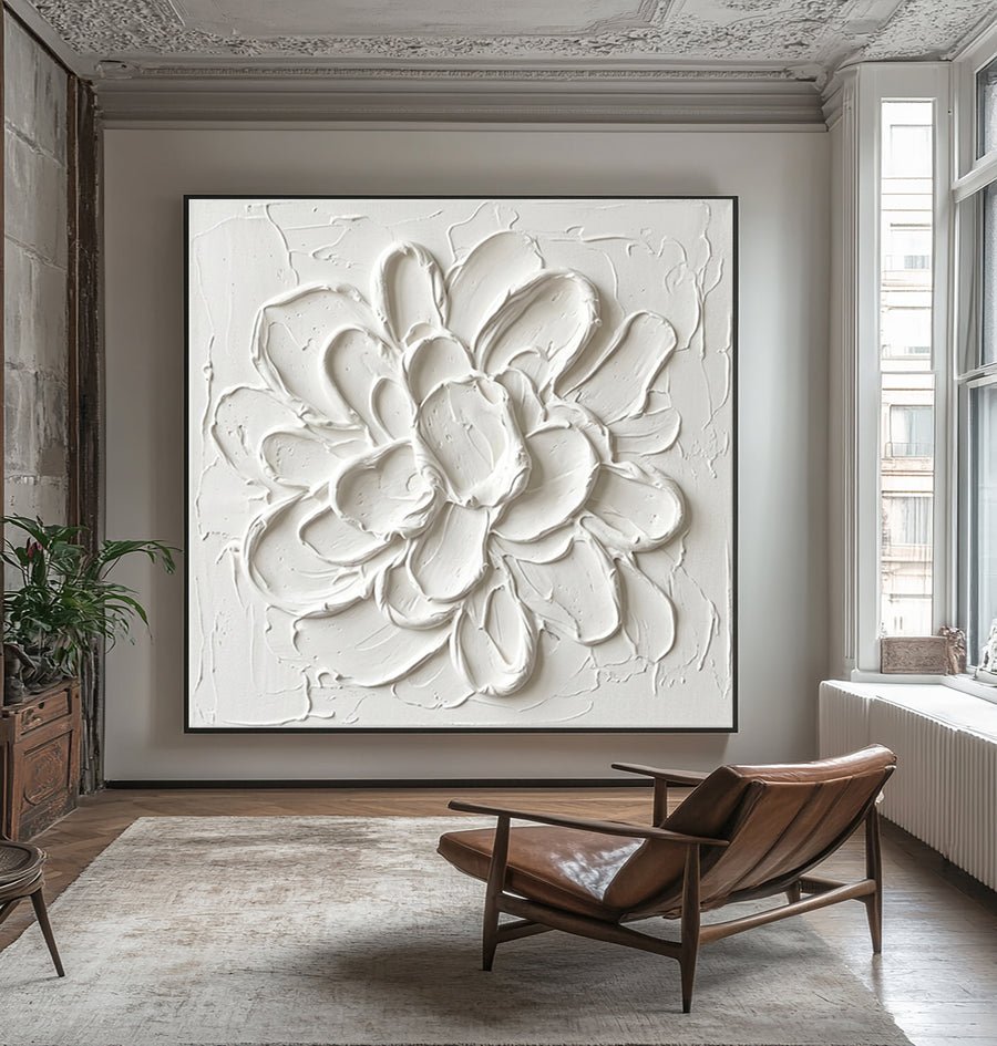 Large Blooming Relief Wall Art #AVG 056 hand-painted oil painting