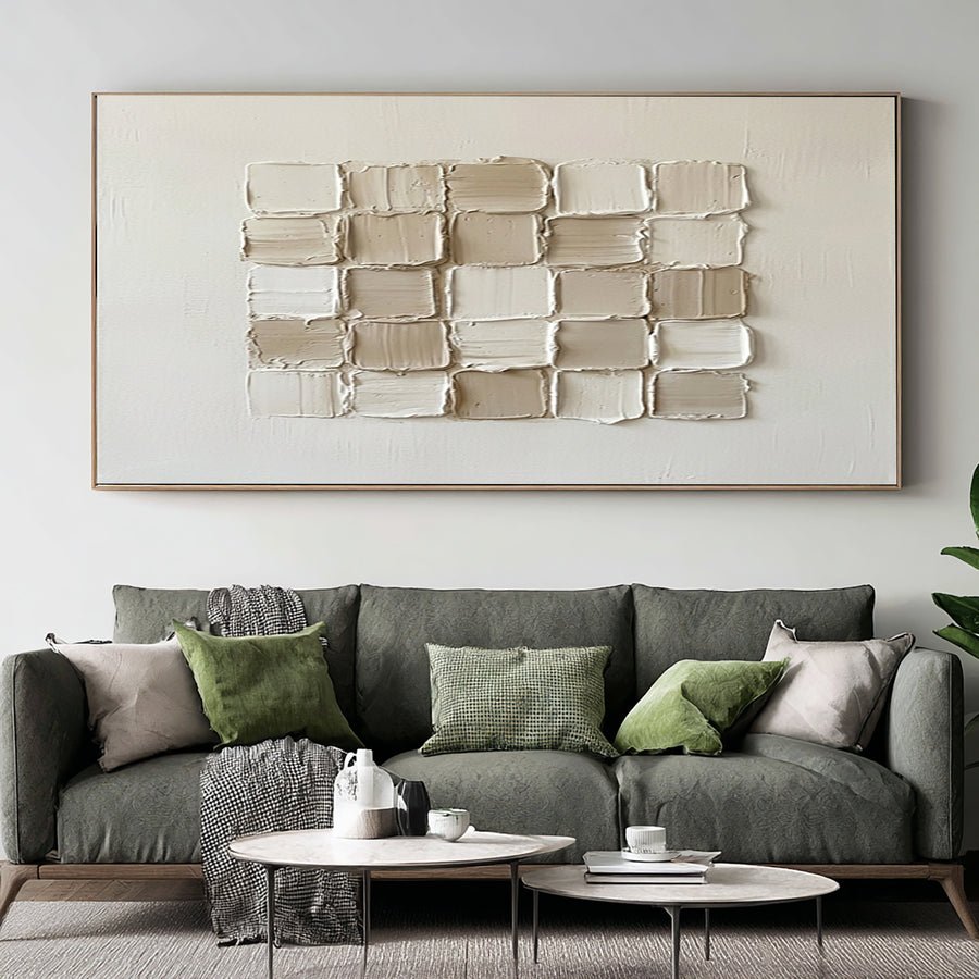 Large Brick Texture Wall Art #AVG 067 hand-painted oil painting