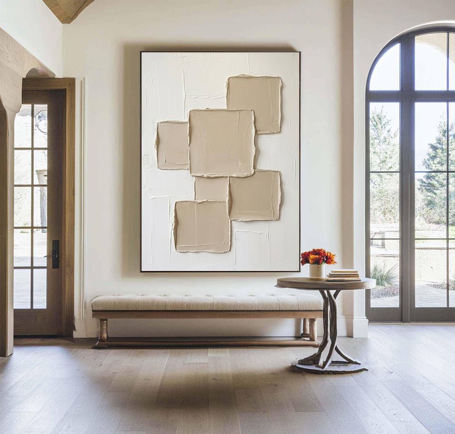 Large Geometric Texture Wall Art #AVG 052 hand-painted oil painting