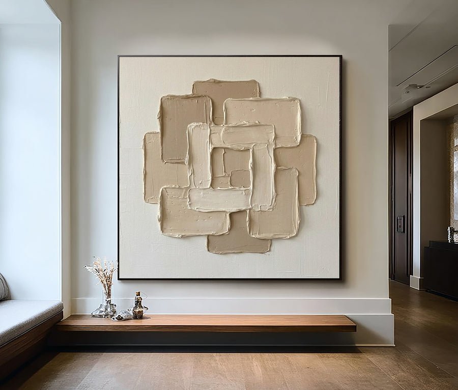 Large Harmony Texture Oil Painting #AVG 004 hand-painted oil painting