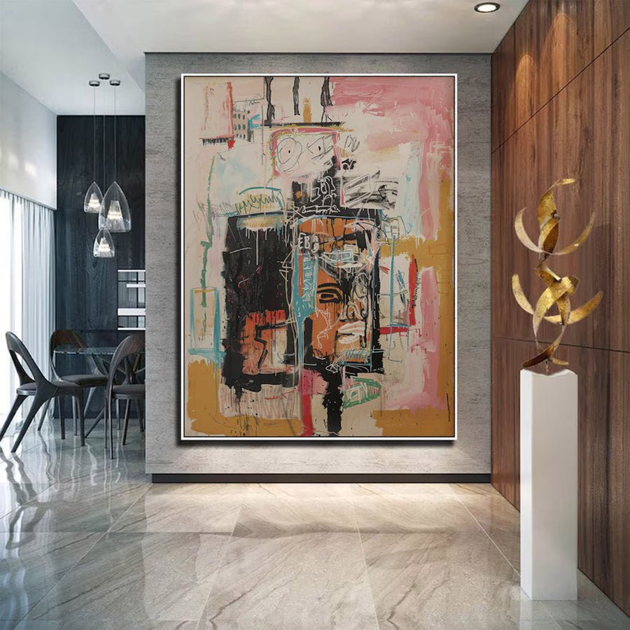 Large Minimalist Abstract Textured Art | artvistagallery  #WGA 001 hand-painted oil painting