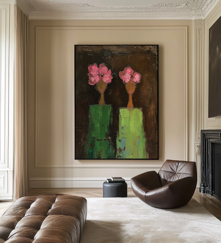 Large Modern Figurative Oil Painting #WAB 039 hand-painted oil painting