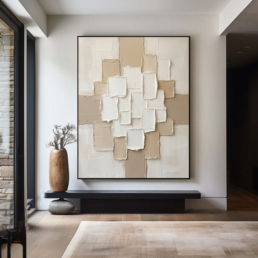 Large Neutral Matrix Wall Art #AVG 061 hand-painted oil painting