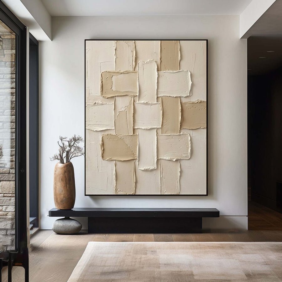 Large Neutral Matrix Wall Art #AVG 062 hand-painted oil painting