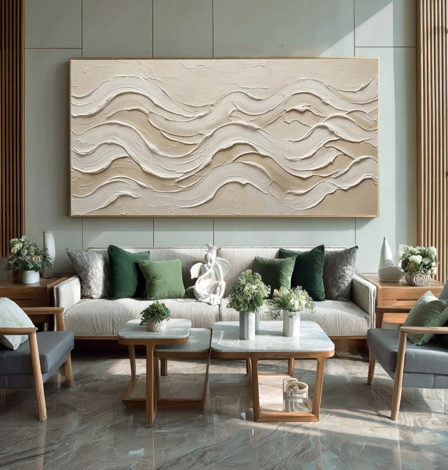 Large Textured Wave Wall Art #AVG 046 hand-painted oil painting