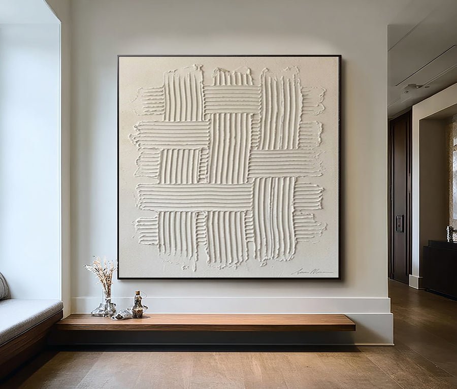 Large Woven Dimensions Wall Art #AVG 074 hand-painted oil painting