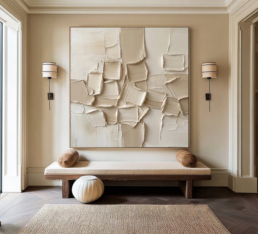 Layered Surface Composition Wall Art #AVG 085 hand-painted oil painting