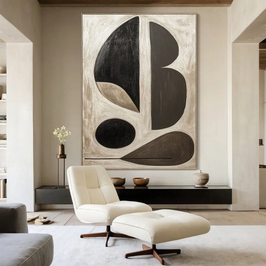 Minimalist Wabi Sabi Art Modern Canvas for Home Decor #BBA 032 hand-painted oil painting