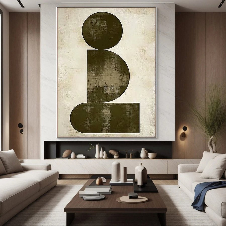 Minimalist Wabi Sabi Art Modern Canvas for Home Decor #BBA 034 hand-painted oil painting