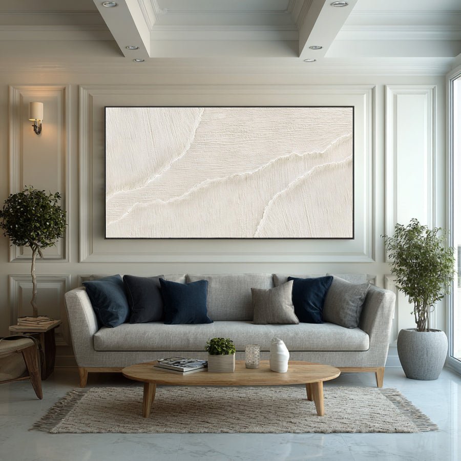Modern Sand Dune Impasto Art | Aesthetic Home Decor #WG 067 hand-painted oil painting