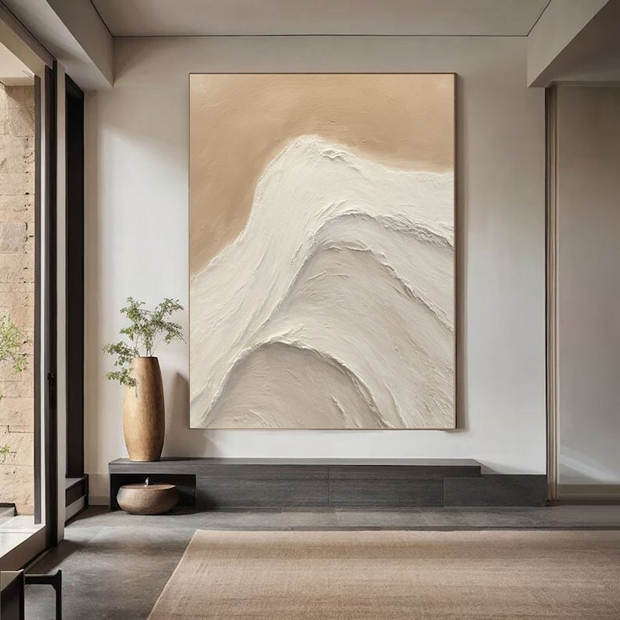 Modern Textured Abstract Canvas Art #BBM 012 hand-painted oil painting