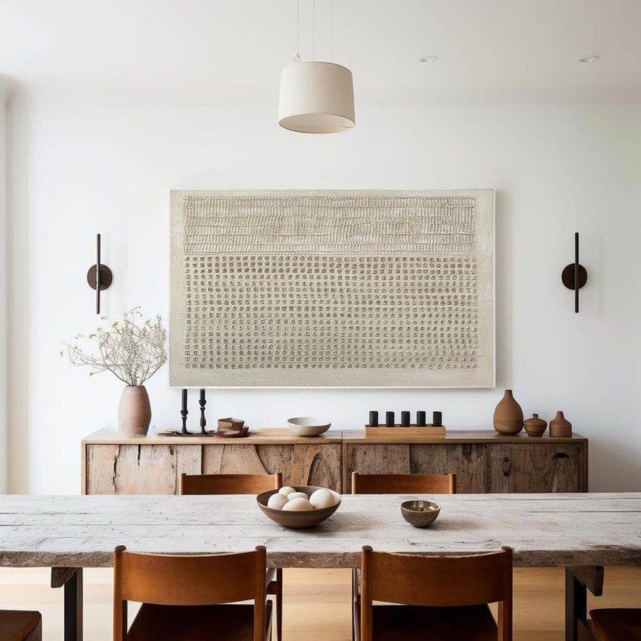 Natural Harmony: Wabi Sabi Wall Art for Calm Spaces #BGM034 hand-painted oil painting