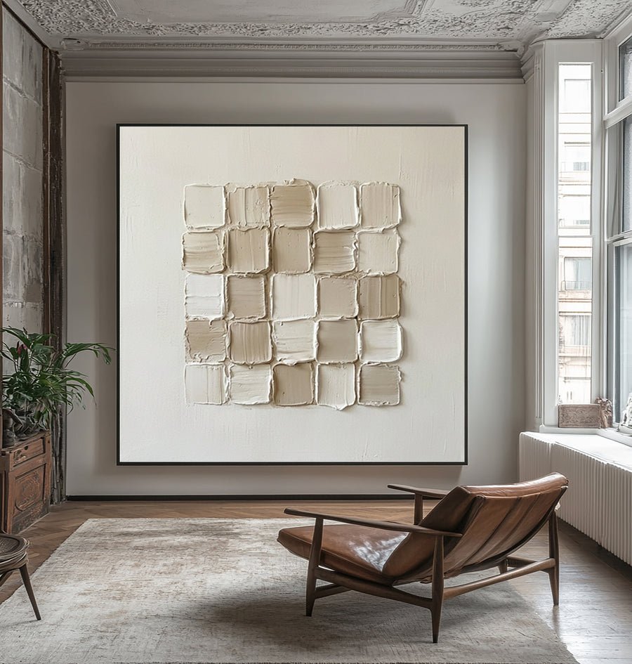 Organic Relief Composition Wall Art  #AVG 090 hand-painted oil painting