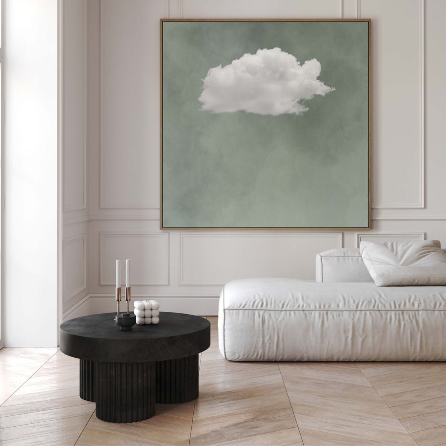 Serene Cloud: Modern Abstract Wall Art for Interiors #BBA 045 hand-painted oil painting