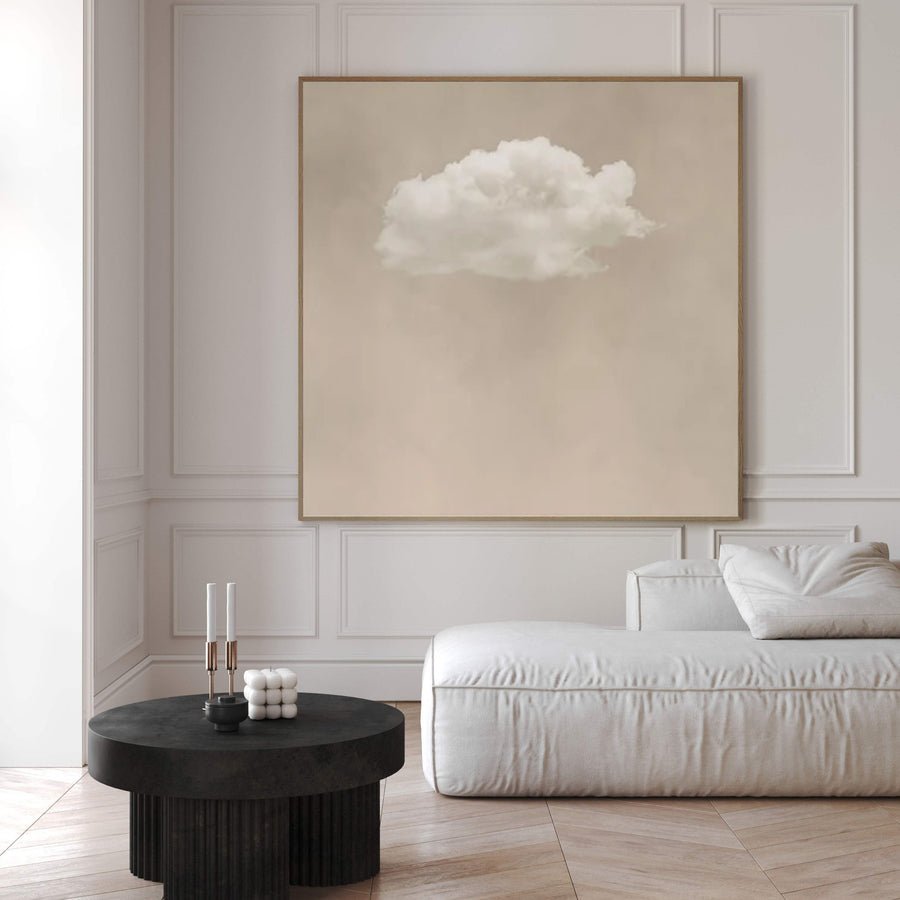 Serene Cloudscape Abstract Art Canvas Modern Sky Painting #OS 018 hand-painted oil painting