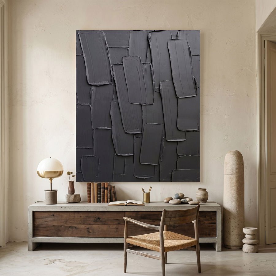 Shadow Layers Textured Wall Art #AVG 121 hand-painted oil painting