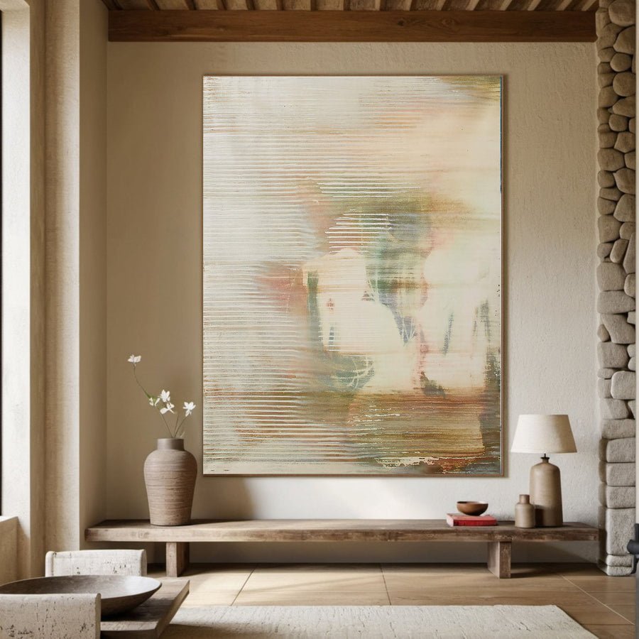 Textured Canvas With Subtle Color Variations, Minimalist Art #BGA 045 hand-painted oil painting
