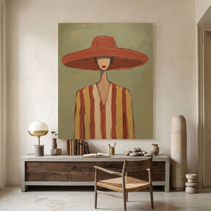 Vintage Americana Cowboy Wall Art #AVG 122 hand-painted oil painting