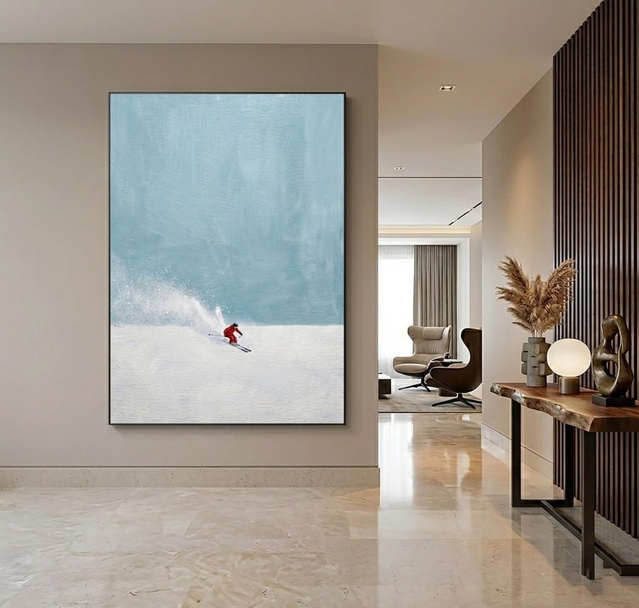 Alpine Freedom Wall Art #AVG 113 hand-painted oil painting