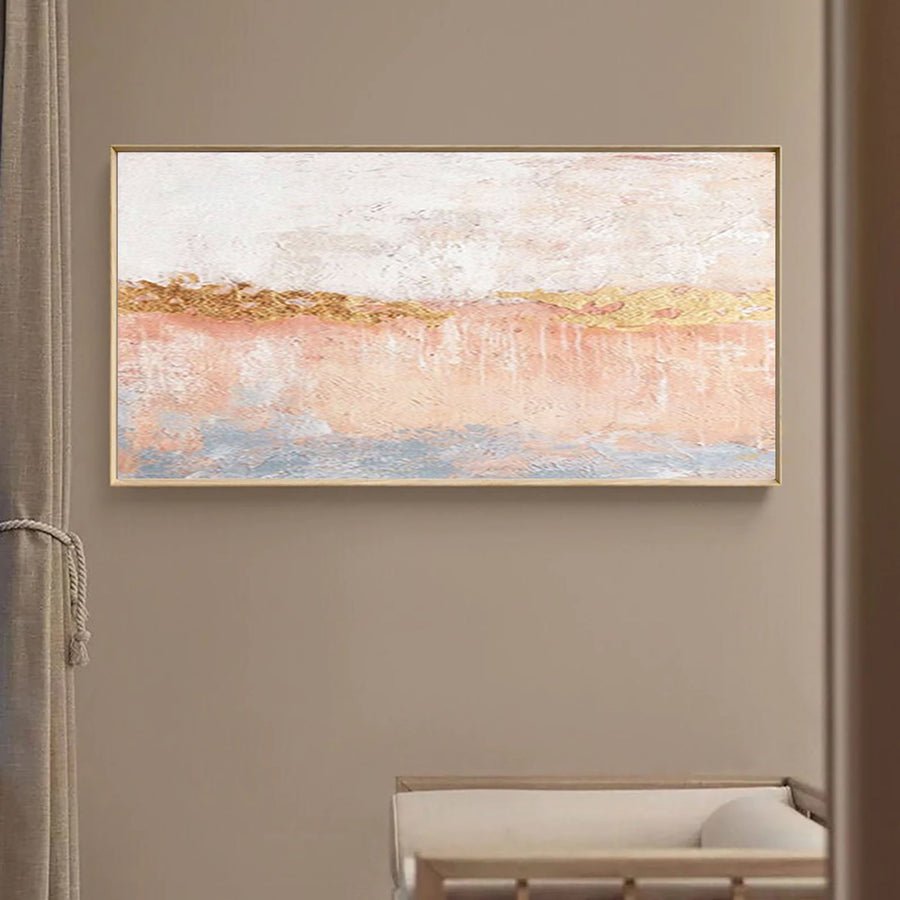 White Minimalist Abstract Painting #CXA 020 hand-painted oil painting