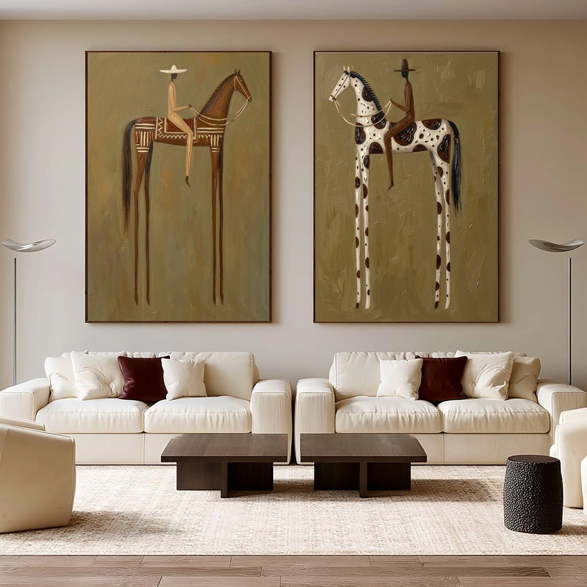 Prairie Harmony Wall Art #AVG 116 displayed in an Artvista interior
