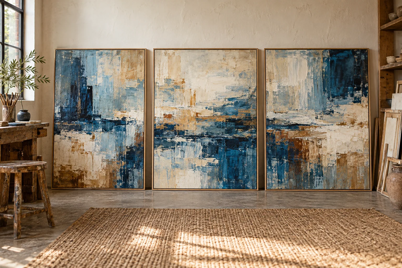 Related paintings show controlled natural differences