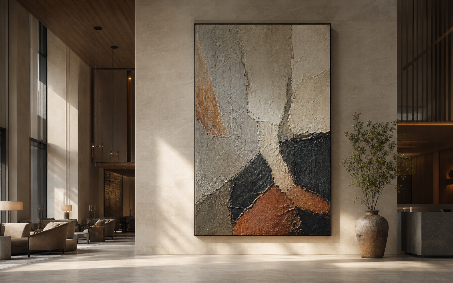 Why Does Texture Matter More Than Color in a Monumental Room