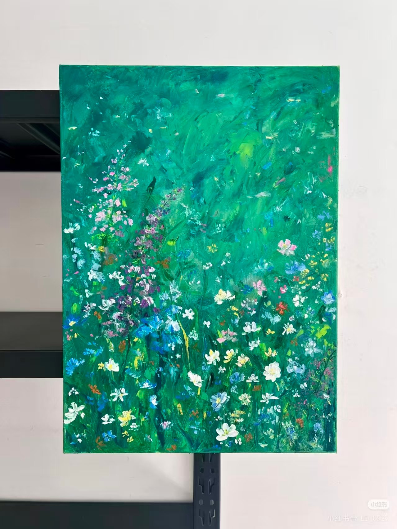 Emerald Meadow artwork shown at room scale